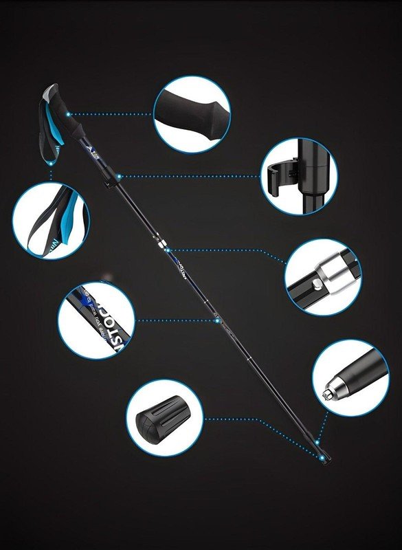 2x Bâtons de marche Ultralégers Montagne | Randonnée