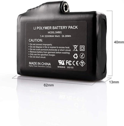 Batterie Lithium polymère 7.4 V, 2200 MAH