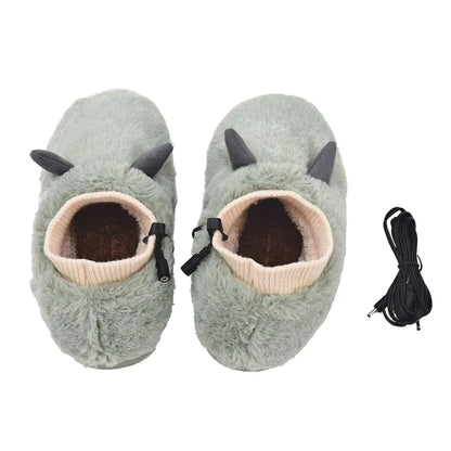 Chausson chauffant enfant et adulte chausson chauffant Vêtement-chauffant.com Gris Large 40-43