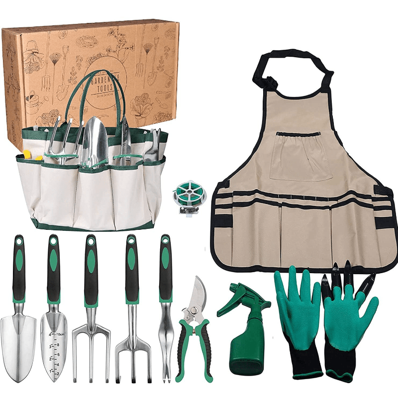 Kit Complet de Jardinage Professionnel - 11 Pièces (6 Outils + Accessoires Offerts)