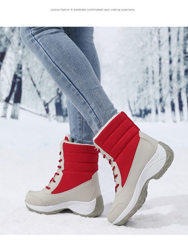 Après-ski - Bottines de Neige Femme - Boots antidérapantes - Bottes Chic