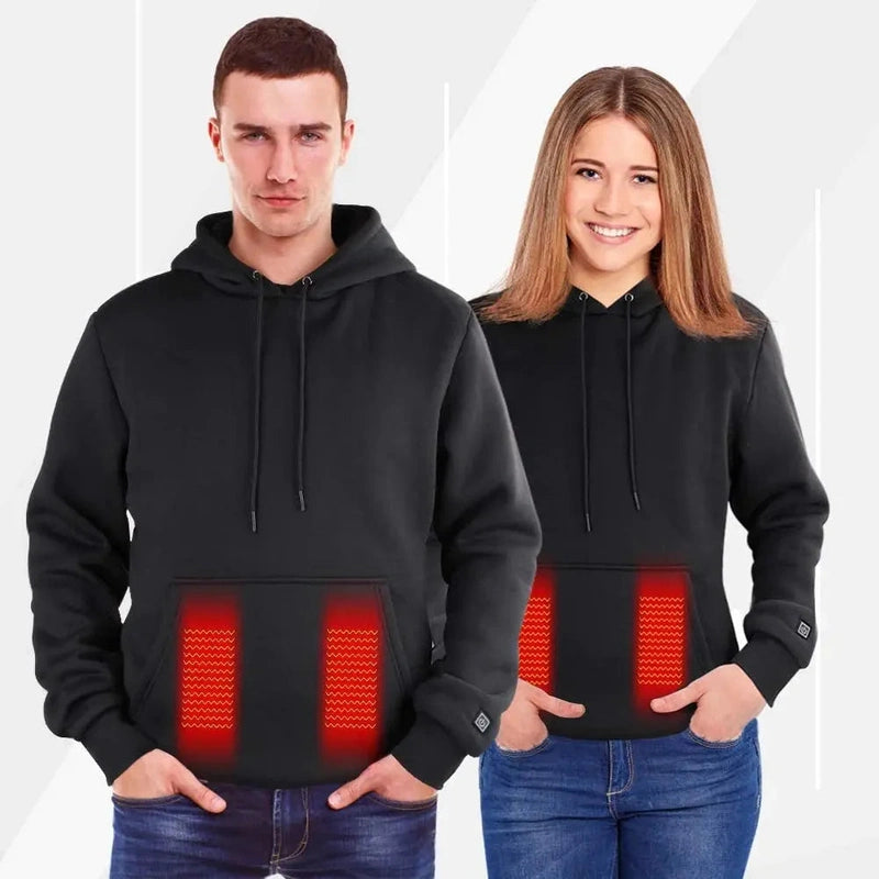 Pull chauffant à capuche 5 zones